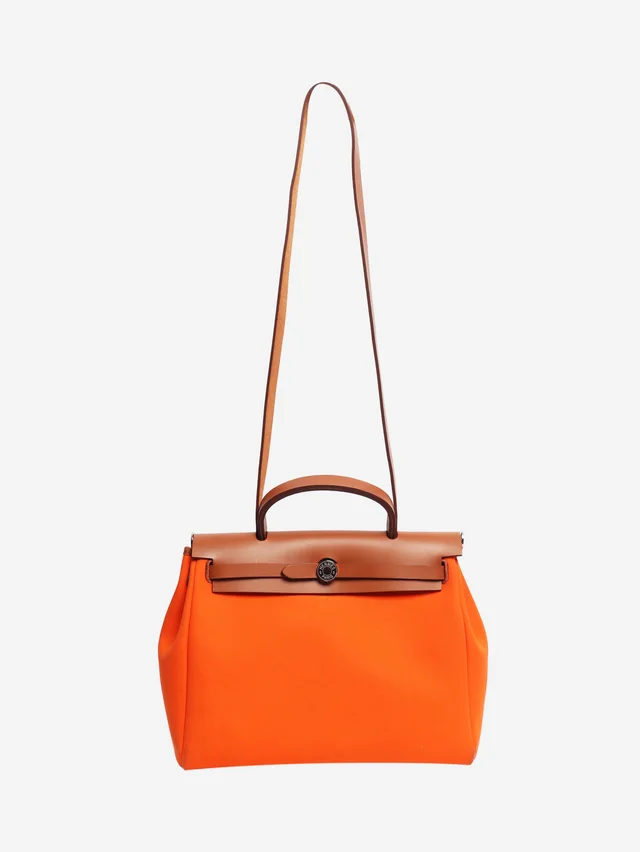 Hermès Orange 31 canvas Herbag in Orange Canvas from Sign of the Times, photo 2 of 2