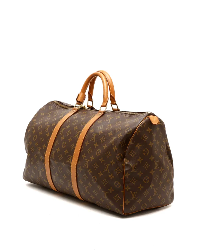 Louis Vuitton Monogram Keepall 50 Weekend Bag in Coated canvas from A Retro Tale, photo 3 of 10