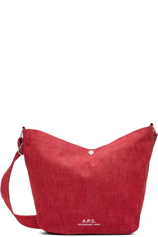A.P.C. Red Journal Satchel, image 1 of 1 from SSENSE