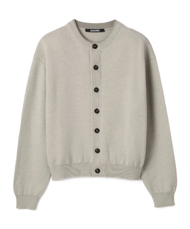 Jacquemus Le Cardigan Moulin Logo Cardigan from SENSER, photo 1 of 1