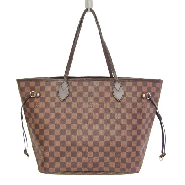 Louis Vuitton Damier Neverfull MM N51105 Women's Tote Bag Ebene in Brown Damier Canvas from Elady