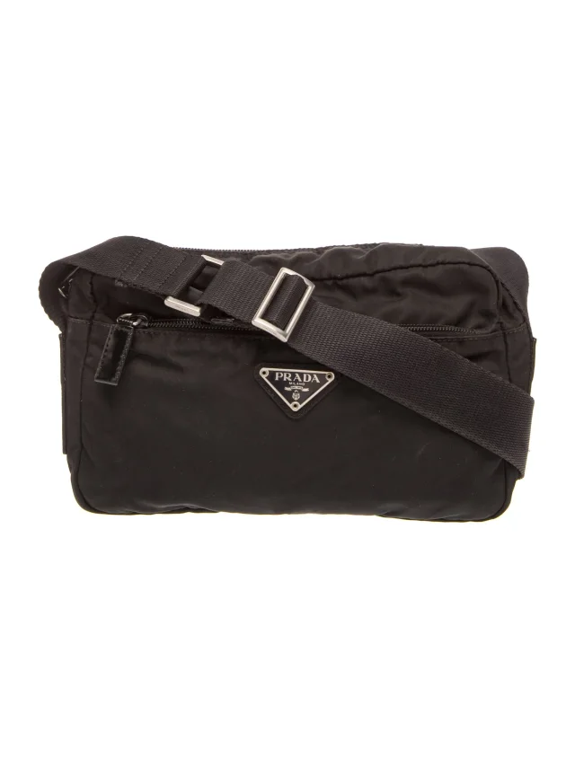 Prada Shoulder Bag handbags in black Nylon from The RealReal, photo 1 of 1
