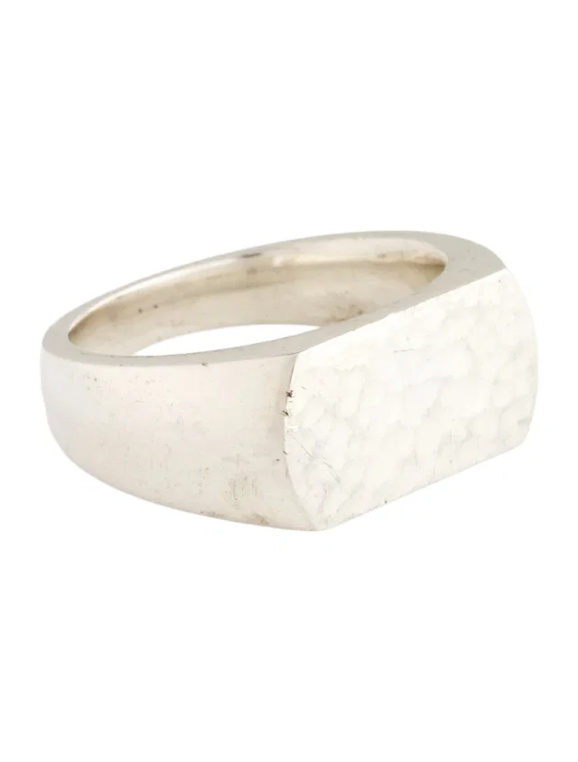 Georg Jensen Hammered Cocktail Ring in multicolor from The RealReal