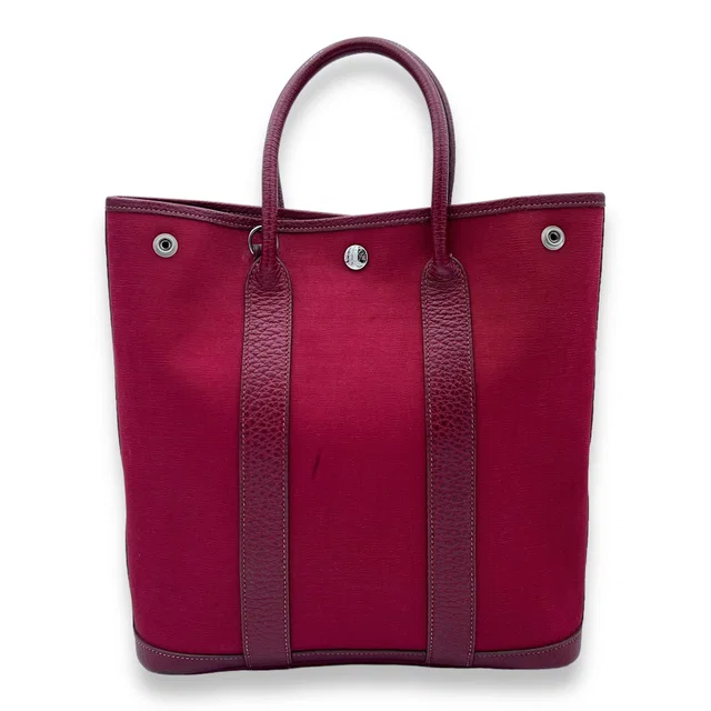 Hermès Garden File PM Red in Red Canvas from Luxury Promise