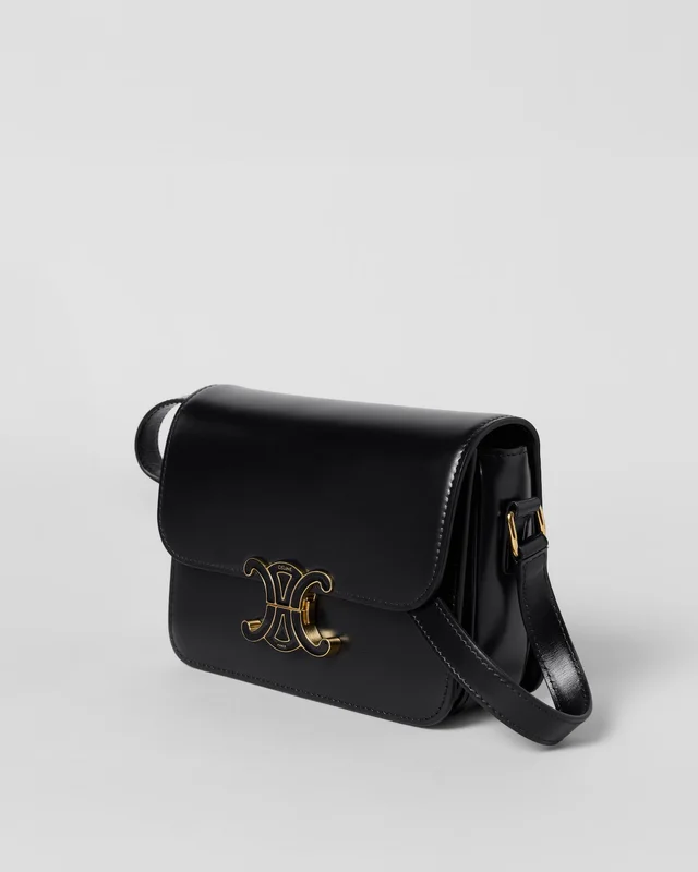 Celine Teen Triomphe Shoulder Bag with Flap, photo 2 of 5 from SENSER