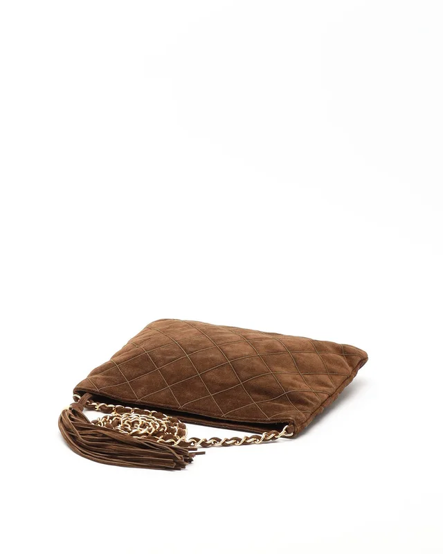 Chanel CC Fringe Chain Bag in Suede from A Retro Tale, photo 5 of 10