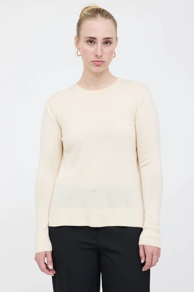 The Row Cashmere Silk Sweater in Silk from VSP Consignment