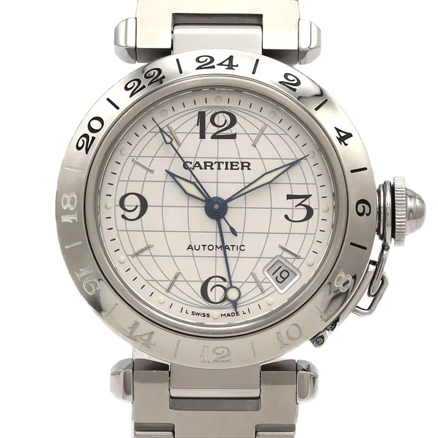 Cartier Pasha C GMT Stainless Steel Automatic from LuxUness