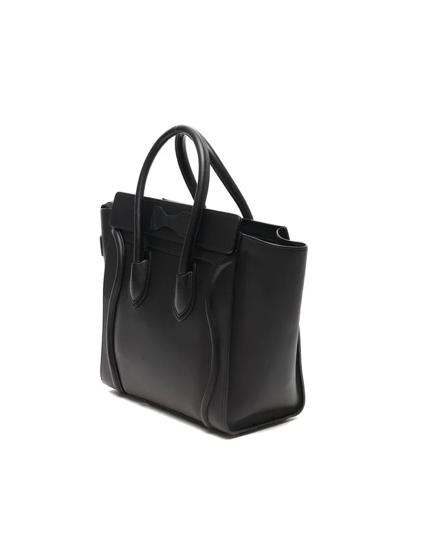 Celine Luggage Micro Bag in Leather from A Retro Tale, photo 3 of 7