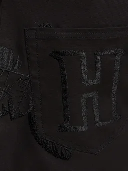 Honor the Gift Shorts with floral embroidery in 100% Cotton, photo 3 of 4 from LUISAVIAROMA