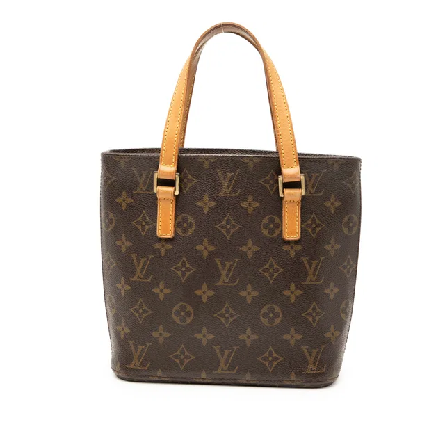 Brown Louis Vuitton Monogram Vavin PM Handbag in Brown Coated canvas from Designer Revival