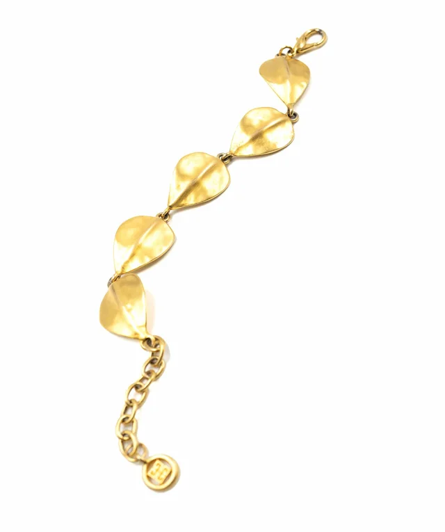 Givenchy 1980s leaf bracelet in metal from Luxury Promise, photo 4 of 7