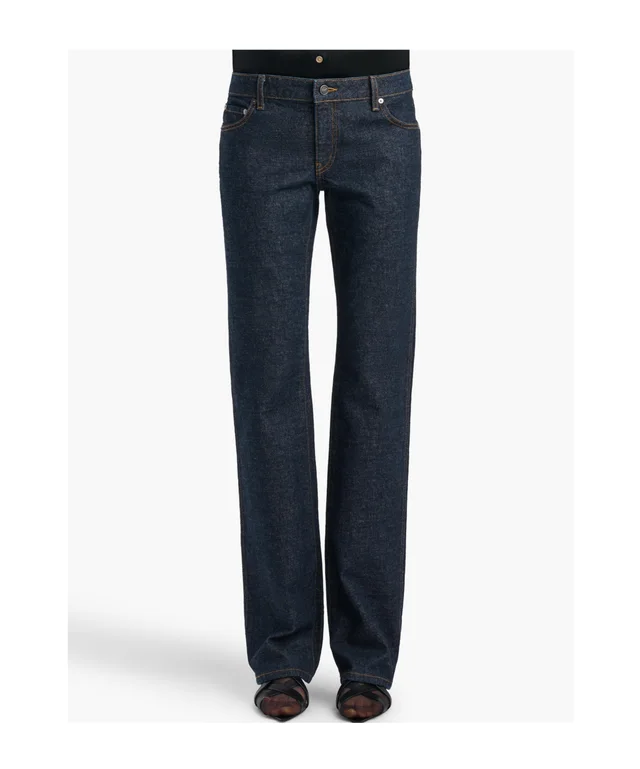 Khaite Mid-Rise Straight-Leg Jeans, photo 4 of 5 from SENSER