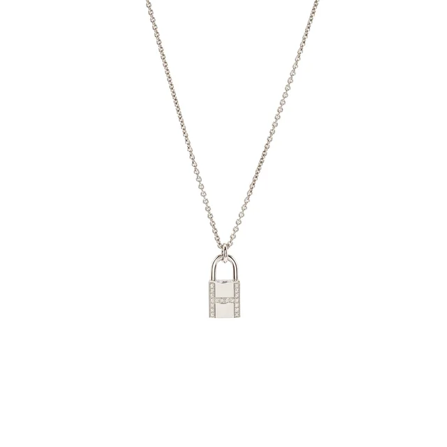 Hermès Kelly Cadenas Pendant White Gold, Diamonds in White from EMIER