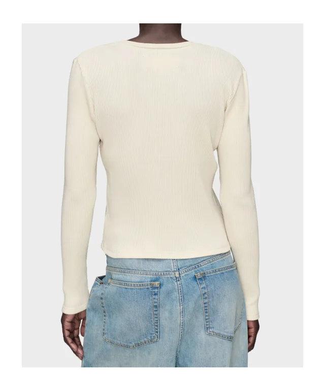 Maison Margiela Silver Print Long-Sleeve Top, photo 8 of 9 from SENSER