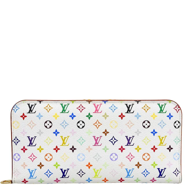 Louis Vuitton 2013 Monogram Multicolor Portefeuille Insolite Blanc in White from VINTAGE QOO TOKYO