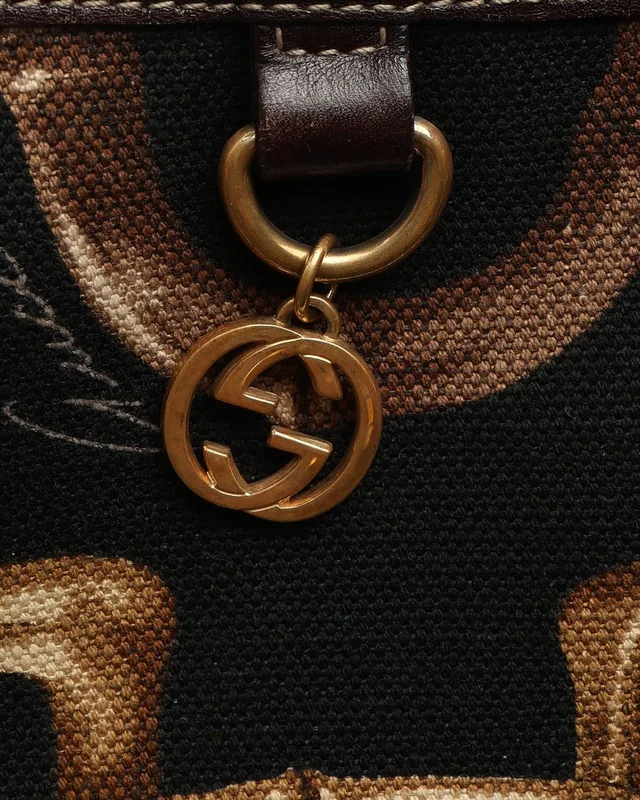 Gucci Horsebit Tote Bag in Canvas from A Retro Tale, photo 6 of 8