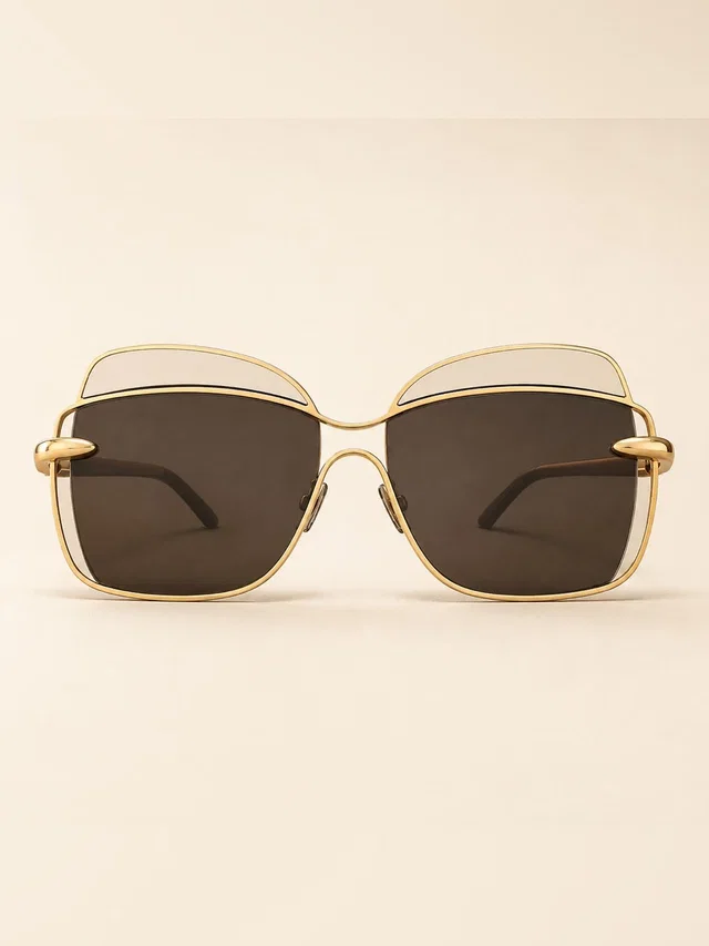 Pomellato Pm0057s 001 Pink Gold Grey Luxury Sunglasses + Case Rare in gold|gray from Poshmark