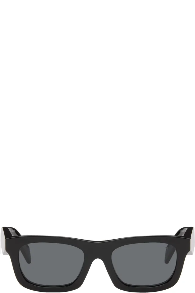Black Rectangle Sunglasses, image 1 of 1 from SSENSE