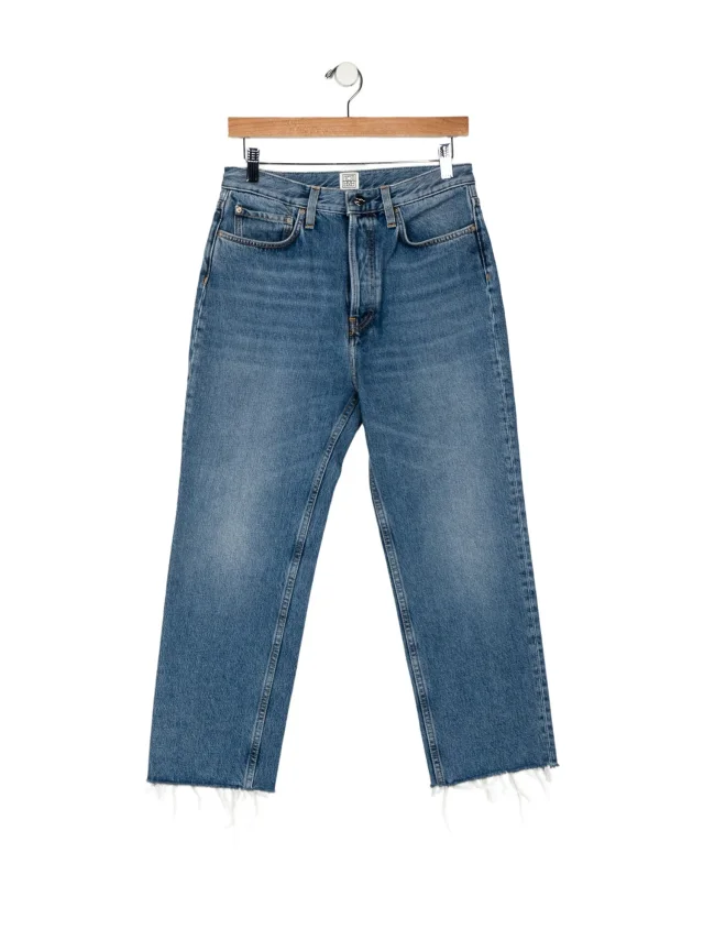 TOTEME 2022 Straight Leg Jeans in blue from The RealReal