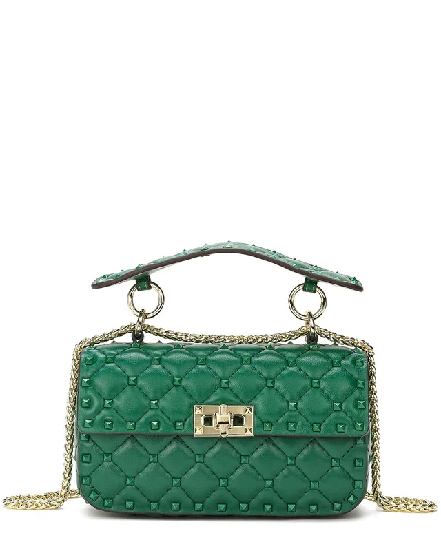 Tiffany & Fred Paris Full-Grain Quilted & Studded Leather Crossbody, image 1 of 1 from Rue La La