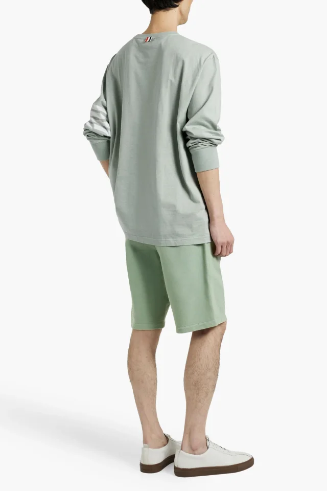 Thom Browne French Cotton-Terry Shorts, photo 3 of 4 from THE OUTNET