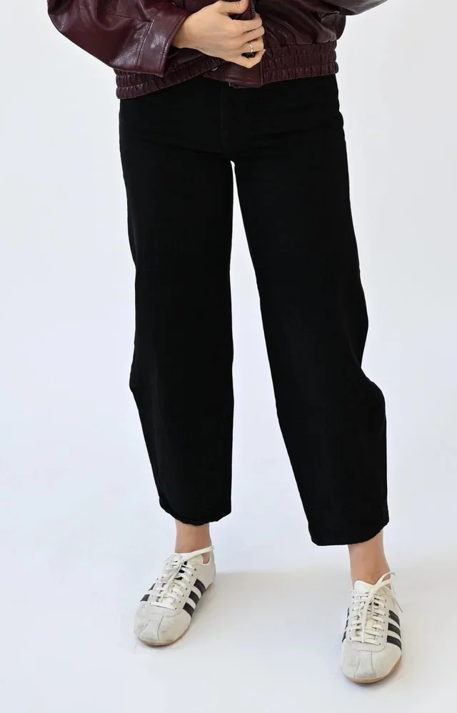 TOTEME High Rise Barrel Jeans in black Denim from Poshmark