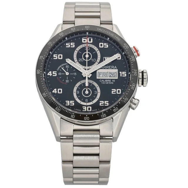 TAG Heuer Carrera CV2A1R 43mm Stainless Steel Watch from H&T