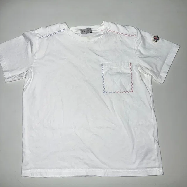 Moncler Baby Tee With Pocket And Zig Zag Stitch Detail in yellow from Poshmark
