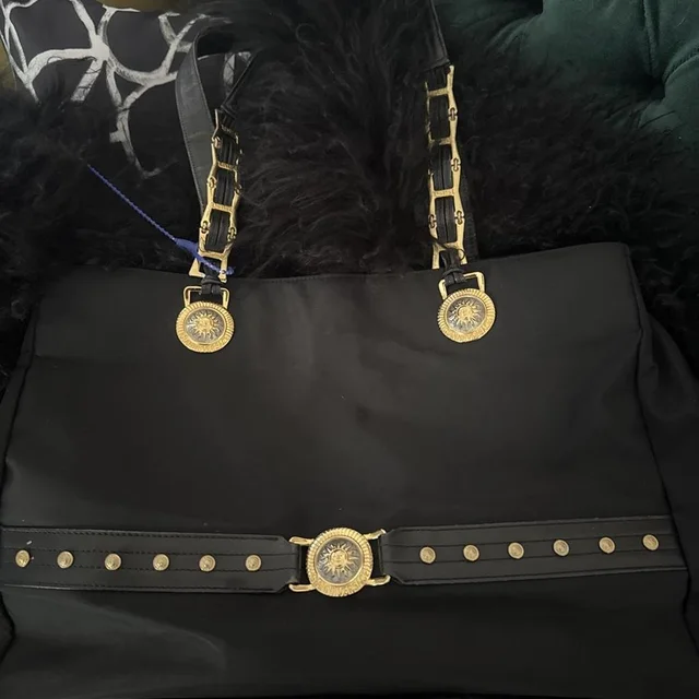 Versace Women's Bag - Black in black from Depop, photo 1 of 1