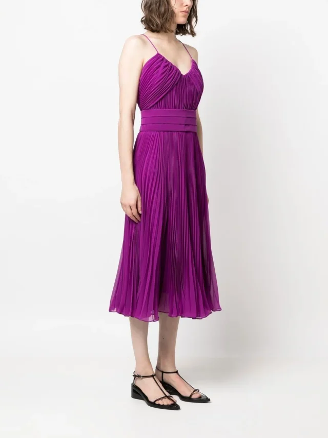 Max Mara Pianoforte Pleated Midi Dress, photo 2 of 5 from Balardi