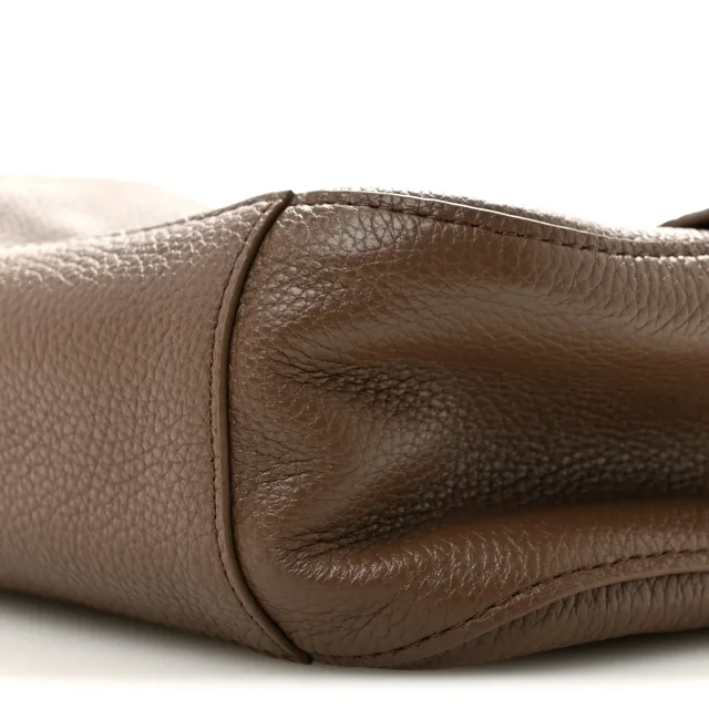 Chanel Grained Calfskin Small Souplissimo Maxi Flap Light Brown in Brown Caviar leather from FASHIONPHILE, photo 10 of 11