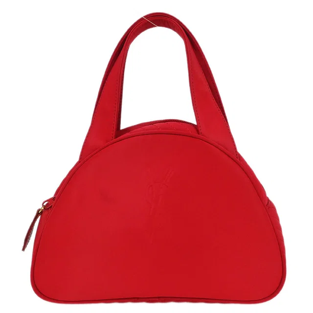 Saint Laurent Red Handbag in Red Nylon from AMORE Vintage Tokyo