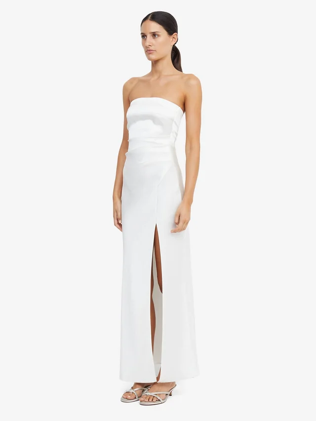Bec&Bridge THE DREAMER STRAPLESS DRESS - IVORY in White from BEC + BRIDGE, photo 1 of 1