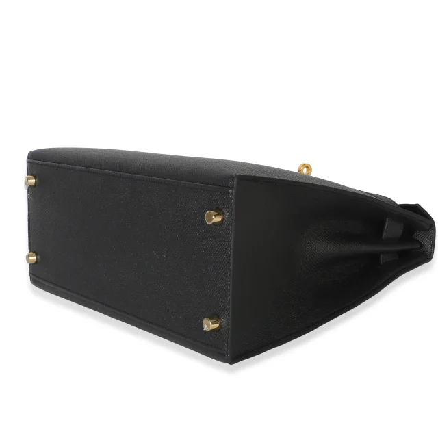 Hermès Epsom Sellier Kelly 28 GHW in Black Epsom leather from myGemma, photo 7 of 13