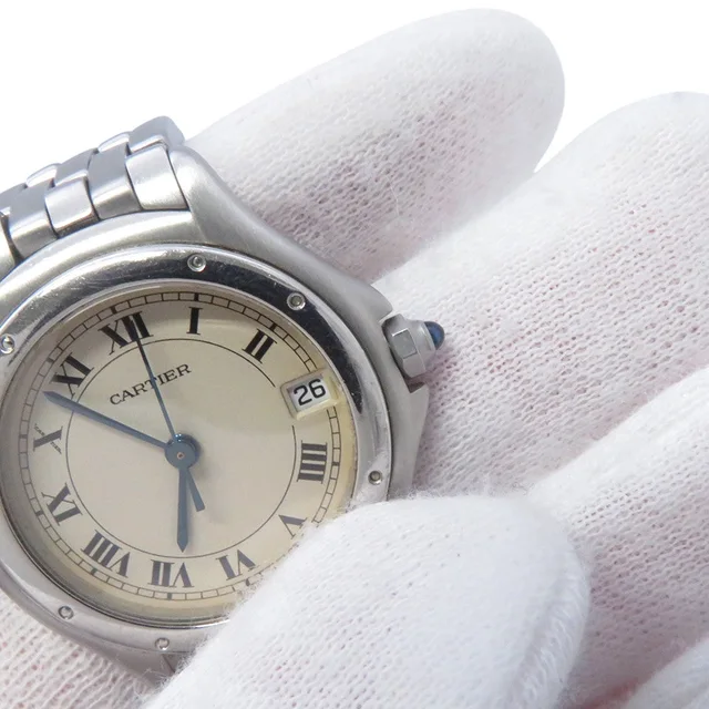 Cartier PANTHERE Cougar SM W26mm Stainless Steel Ivory DialW35001F5 in White from GALLERY RARE, photo 2 of 2