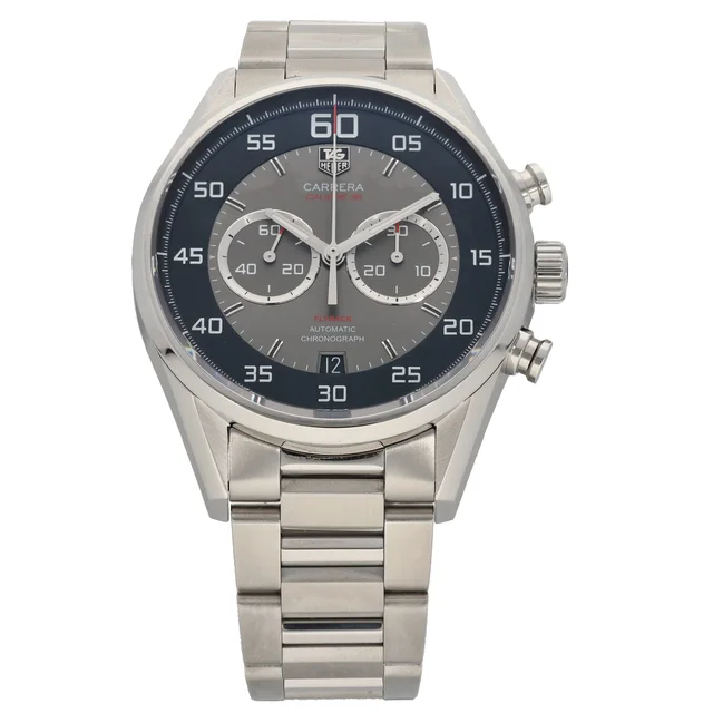 TAG Heuer Carrera Calibre 36 Flyback CAR2B10 43mm Stainless Steel Watch from H&T