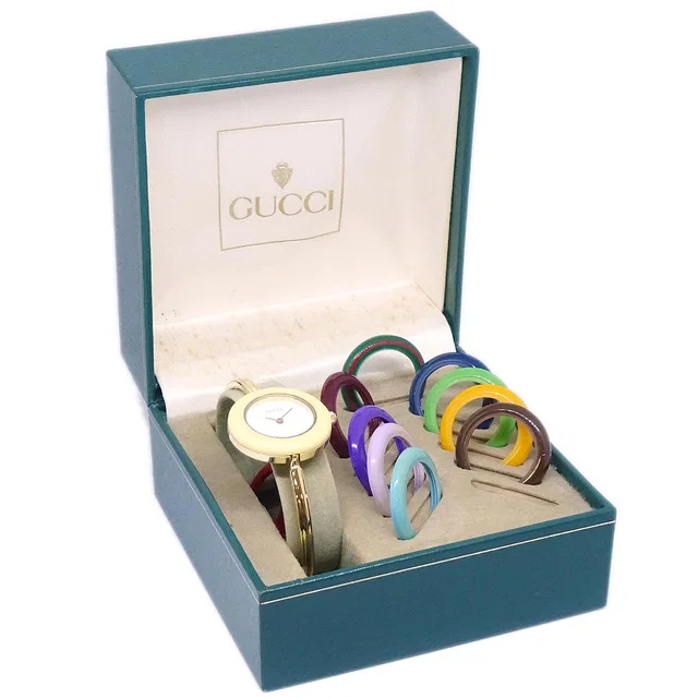 Gucci 11/12.2 Change Bezel Chameleon Quartz Watch SS from AMORE Vintage Tokyo