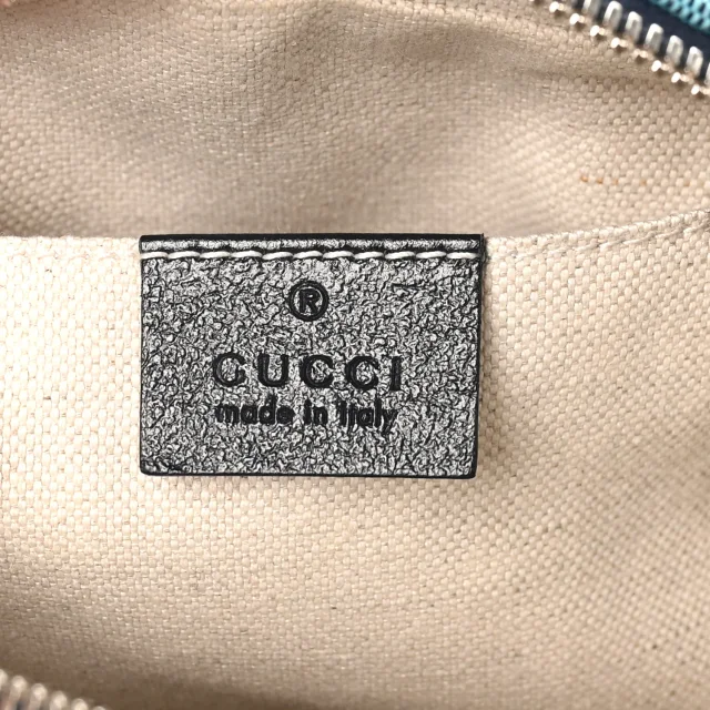 Gucci Monogram Multicolor Matelasse Diagonal Small GG Marmont Chain Shoulder Bag Light Blue in Blue Coated canvas from FASHIONPHILE, photo 6 of 10