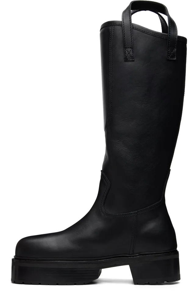 Enfants Riches Déprimés Black Welder Tall Boots, photo 3 of 3 from SSENSE