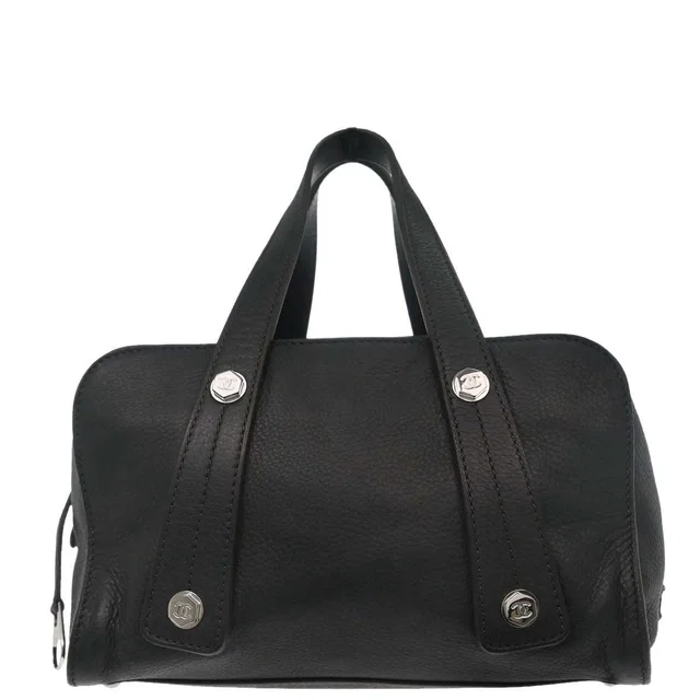 Chanel 2005-2006 Dark Brown Calfskin Handbag in Brown Calfskin from AMORE Vintage Tokyo