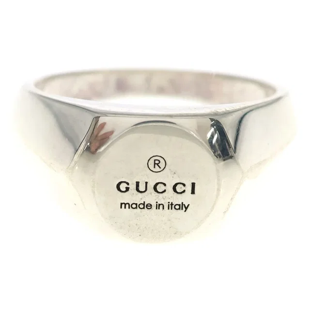 Gucci Trademark Slim Ring Silver in Silver from The Reluxe