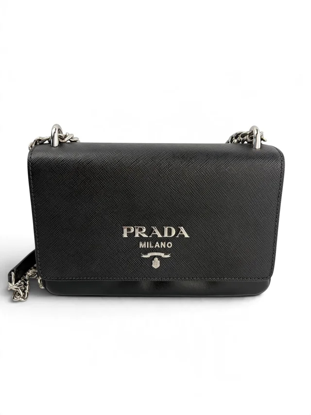 Prada Black Leather Crossbody from Season 2 Consign