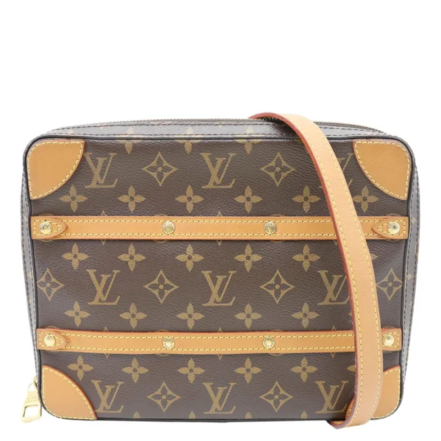 Louis Vuitton Soft Trunk PM Monogram Canvas Messenger Bag Brown in Brown Coated canvas from Dallas Designer Handbags