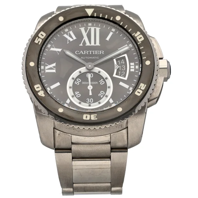 Calibre De Cartier W7100057 42mm Stainless Steel Watch from H&T
