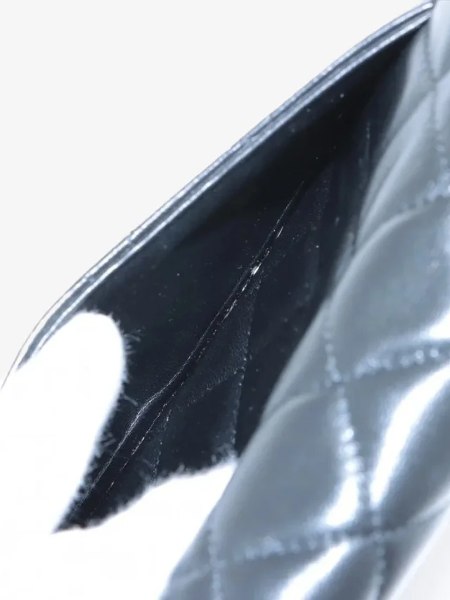 Chanel Black 2020 lambskin quilted Wallet on Chain in Black Lambskin from Sign of the Times, photo 8 of 16