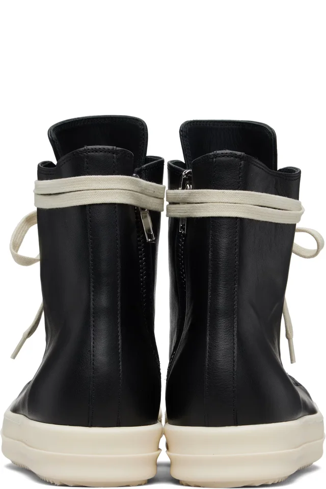 Rick Owens Black Temple Sneaks Sneakers, photo 2 of 2 from SSENSE