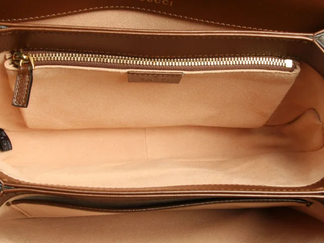 Gucci Medium Horsebit 1955 Shoulder Bag in Canvas from Ann's Fabulous Finds, photo 8 of 9