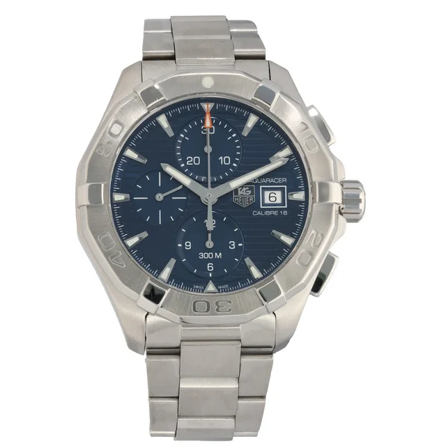 TAG Heuer Aquaracer CAY2112-2 43mm Stainless Steel Watch from H&T