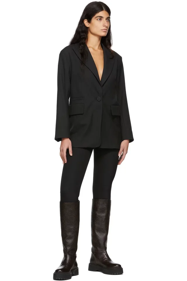 by Malene Birger Black Lisaboa Trousers, photo 5 of 5 from SSENSE